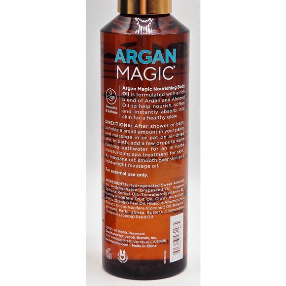 ARGAN MAGIC 2Pk Invigorating Eucalyptus & Mint 32oz + Nourishing Body Oil 6 oz. - Picture 4 of 4